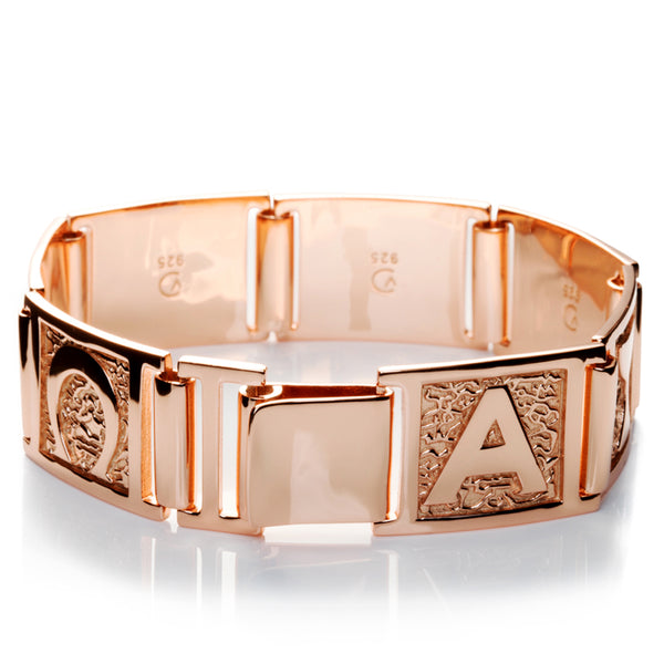 INFINITY BRACELET ROSE GOLD veradesign.is