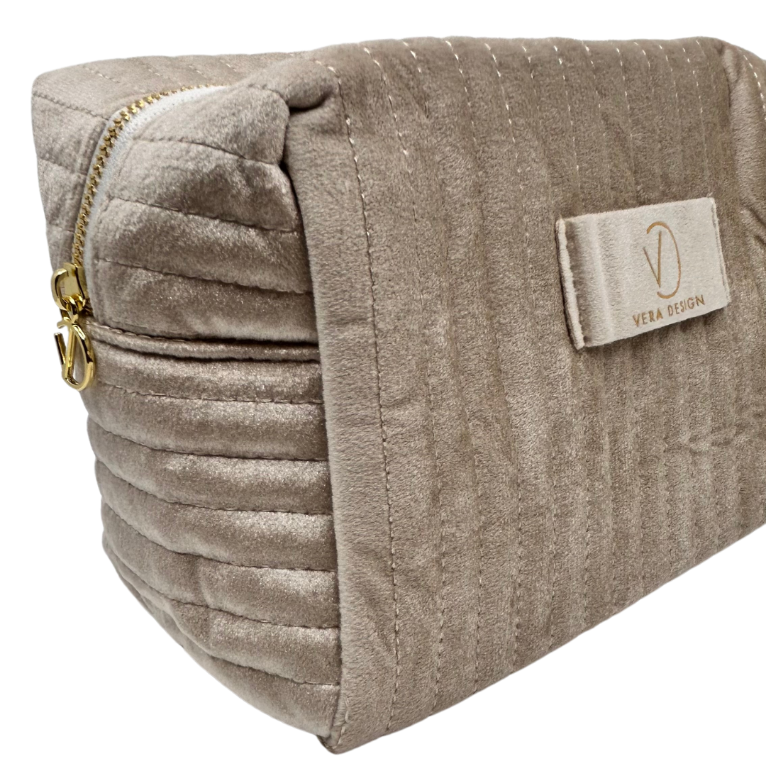 VERA DESIGN COSMETIC BAG BEIGE