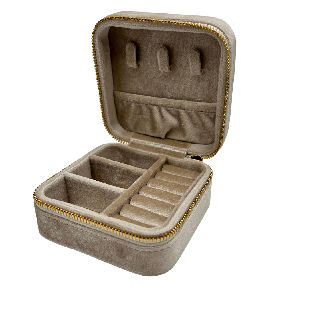 JEWELLERY TRAVEL BOX BEIGE