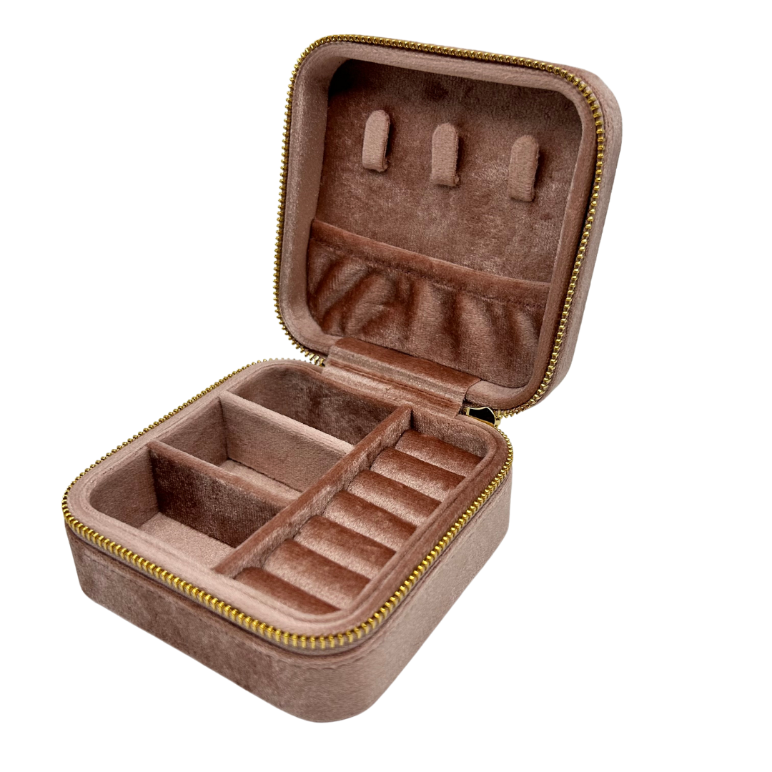 JEWELLERY TRAVEL BOX PINK