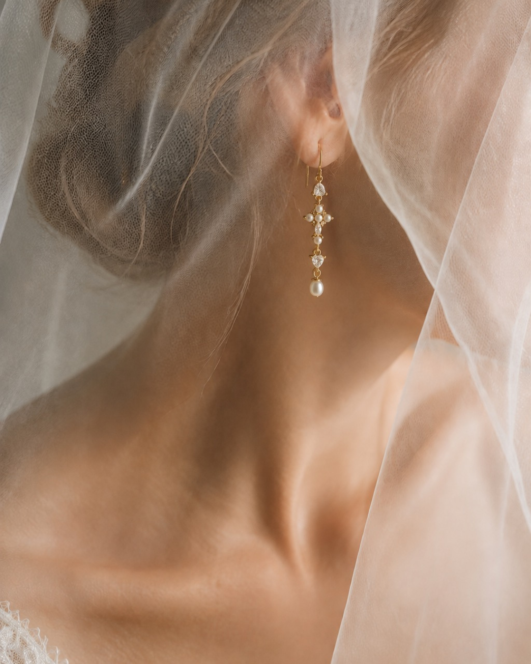 PEARL DIVINE GRANDE EARRINGS SILVER