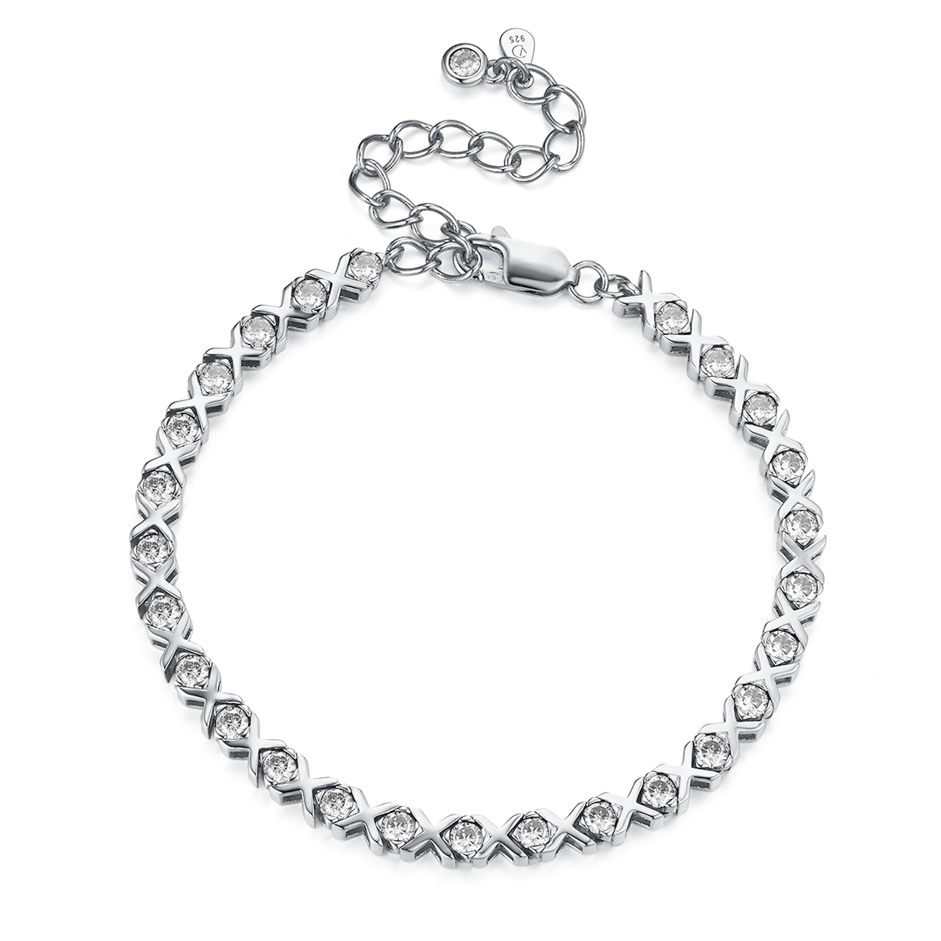 Xo bracelet silver Clearance