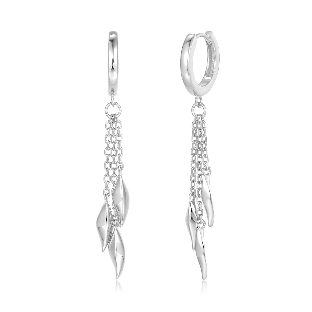 vera design cape tassel eyrnalokkar silfur gjof fyrir hana islensk skartgripahonnun