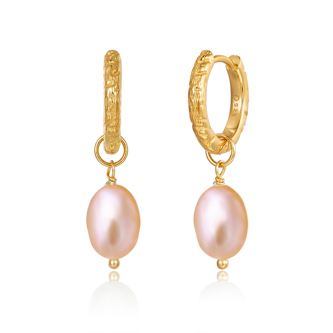 vera design perla midi eyrnalokkar gull gjof fyrir hana islensk skartgripahonnun