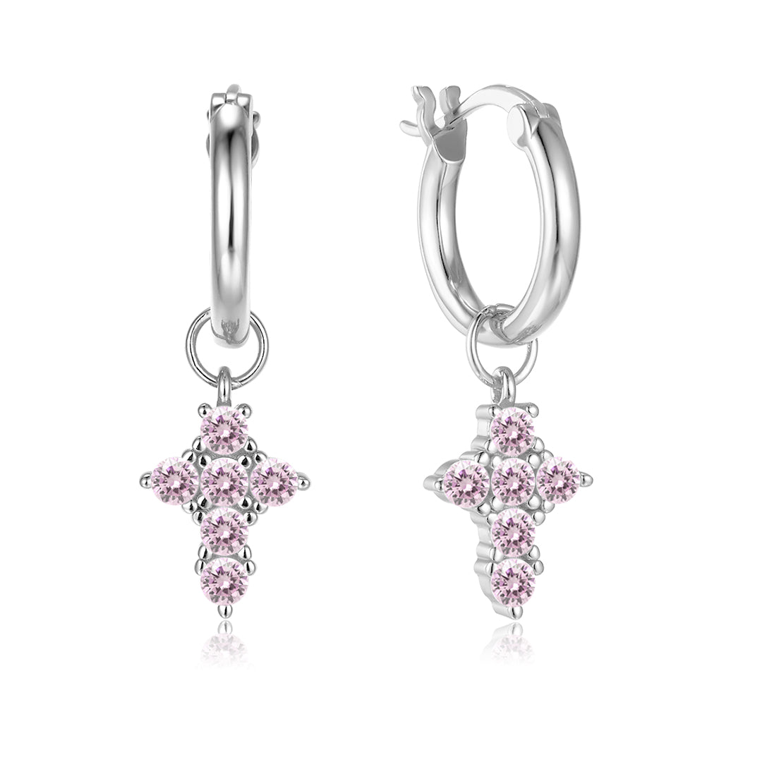 vera design cross divine tiny eyrnalokkar gull gjof fyrir hana islensk skartgripahönnun