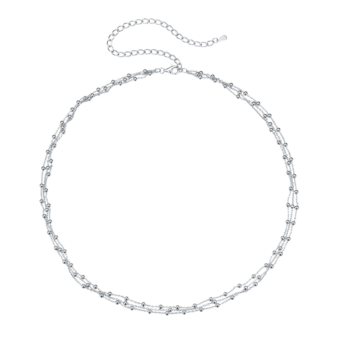 CHAINS NECKLACE SILVER