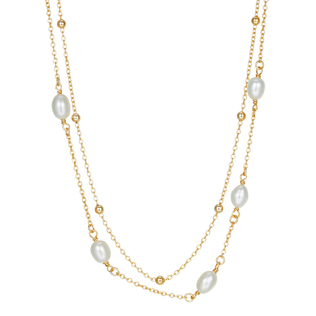 PEARL NECKLACE GOLD