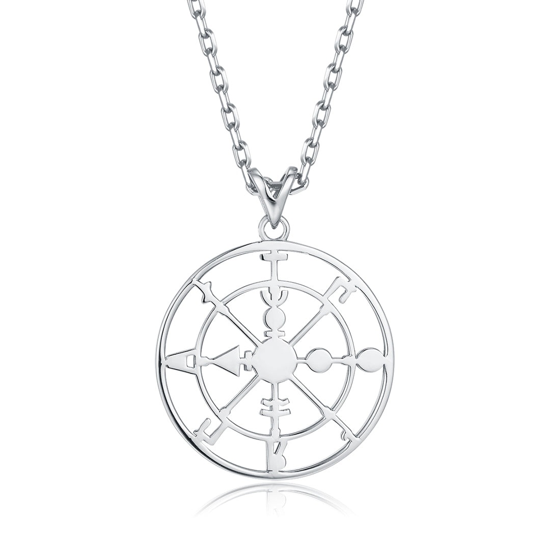 WHEEL OF LIFE KARMA SILVER