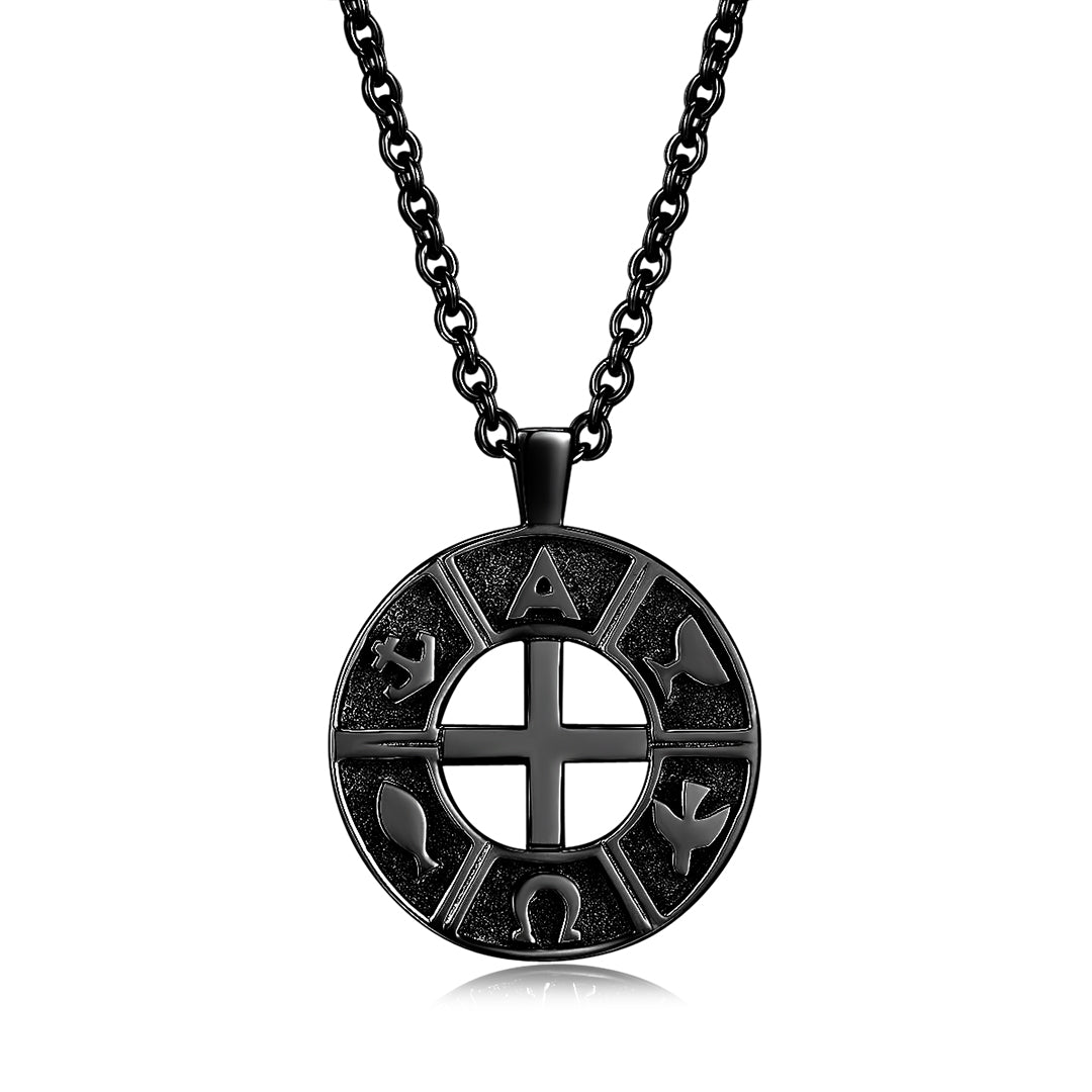 INFINITY PENDANT BLACK