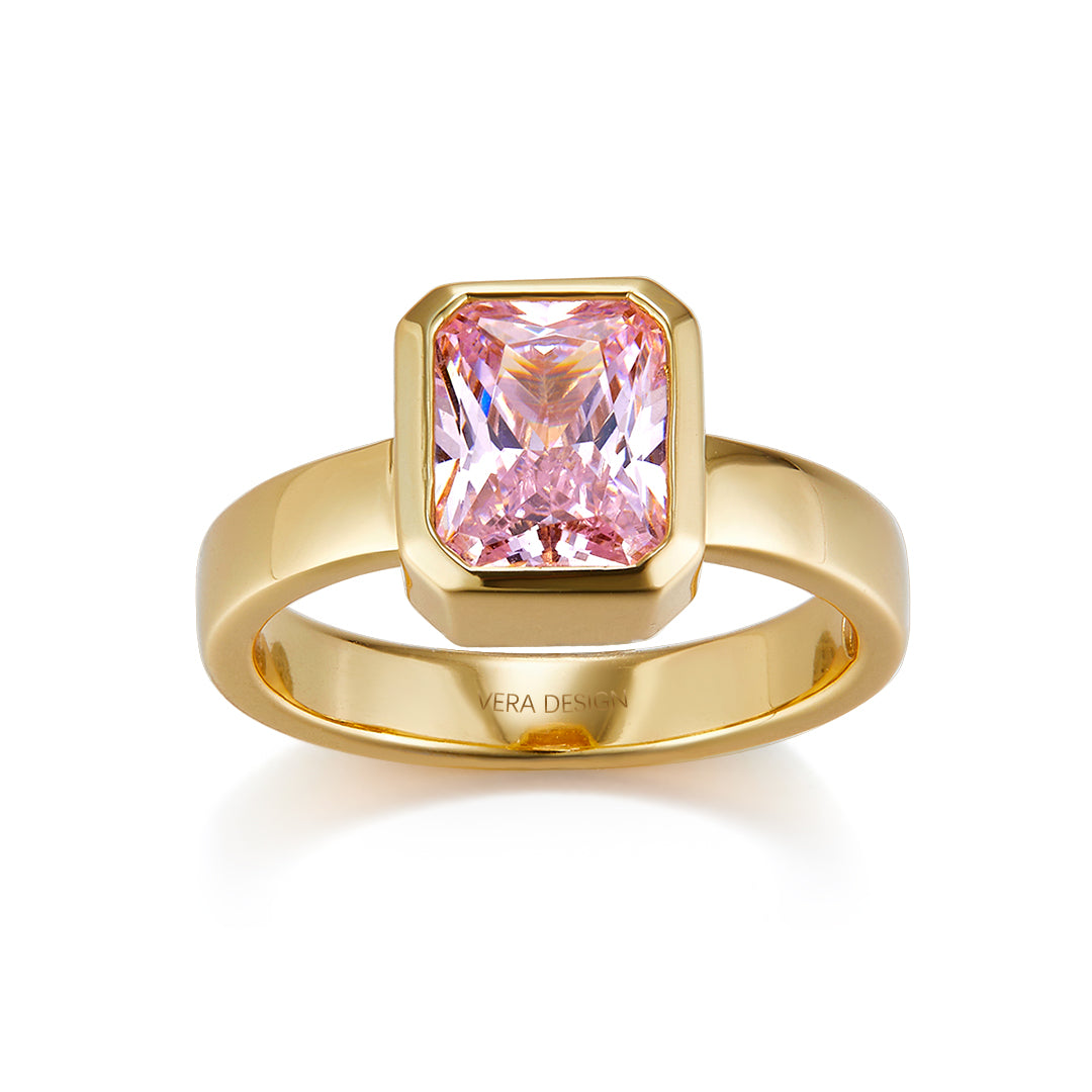 FATHER MIDI RING GOLD-PINK