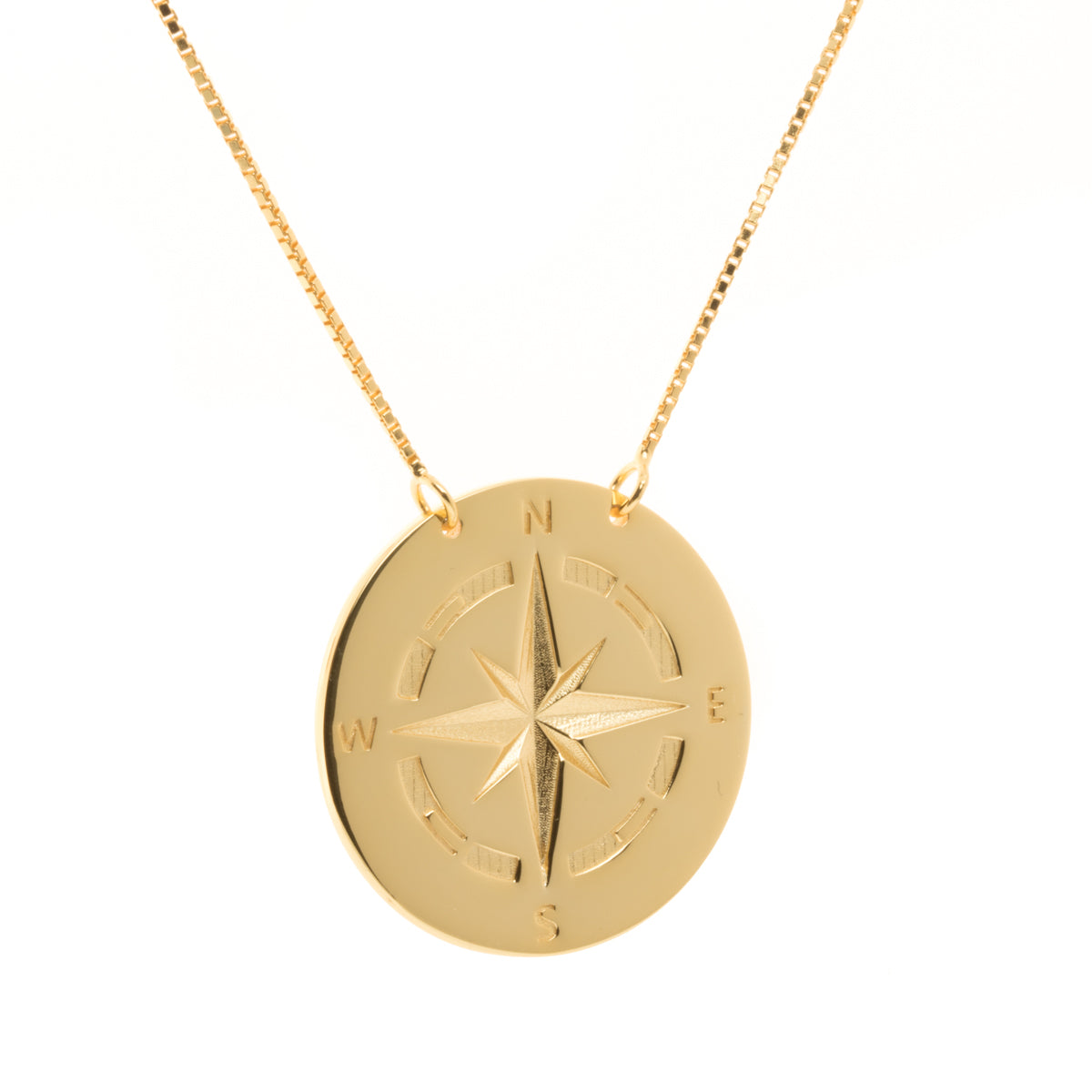 COMPASS NECKLACE GOLD